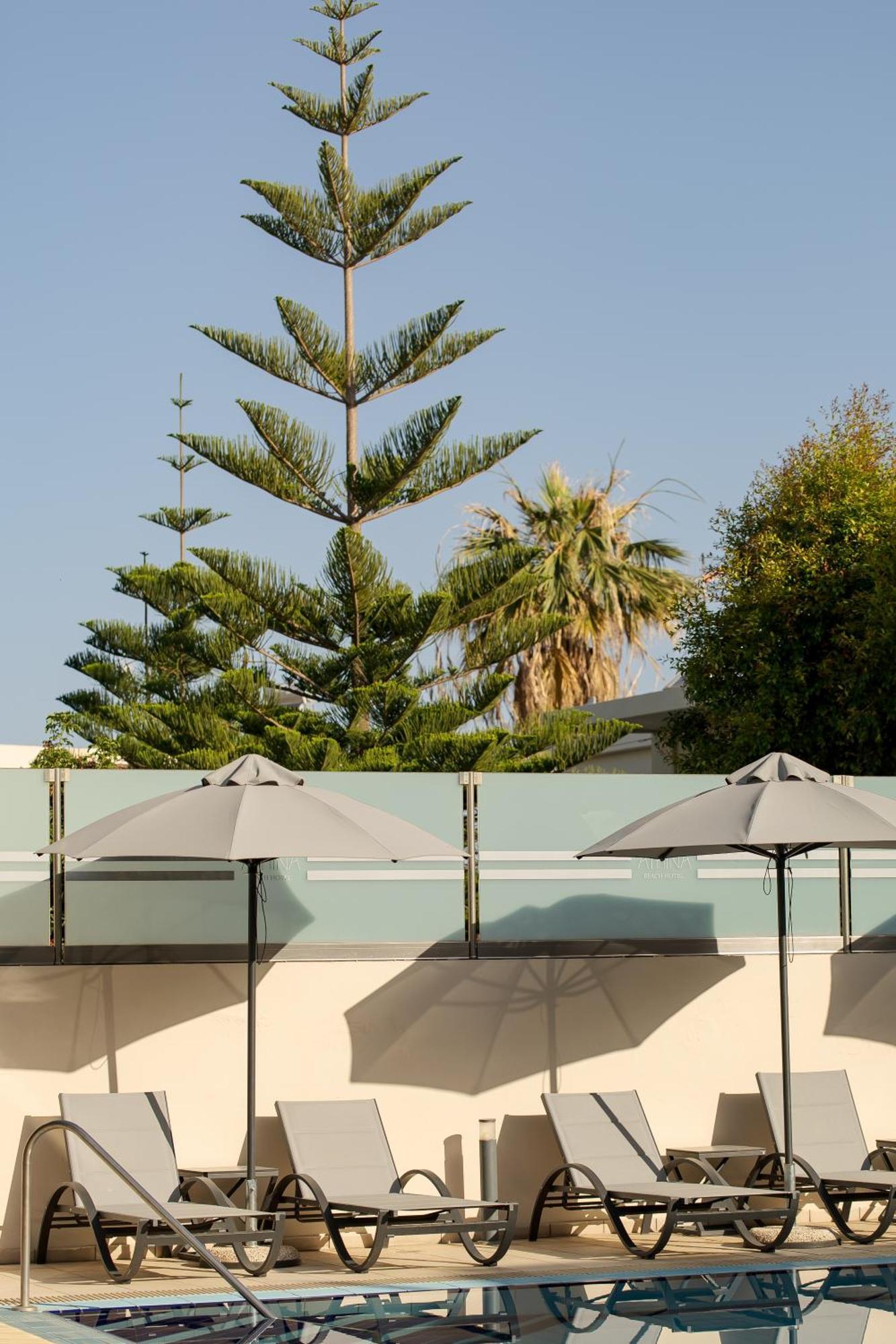 Athina Beach Hotel Kato Daratso Exterior foto