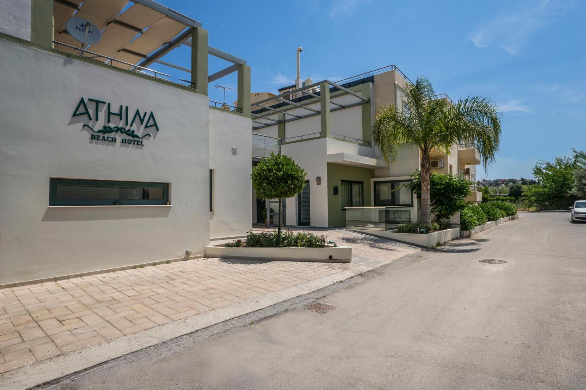 Athina Beach Hotel Kato Daratso Exterior foto