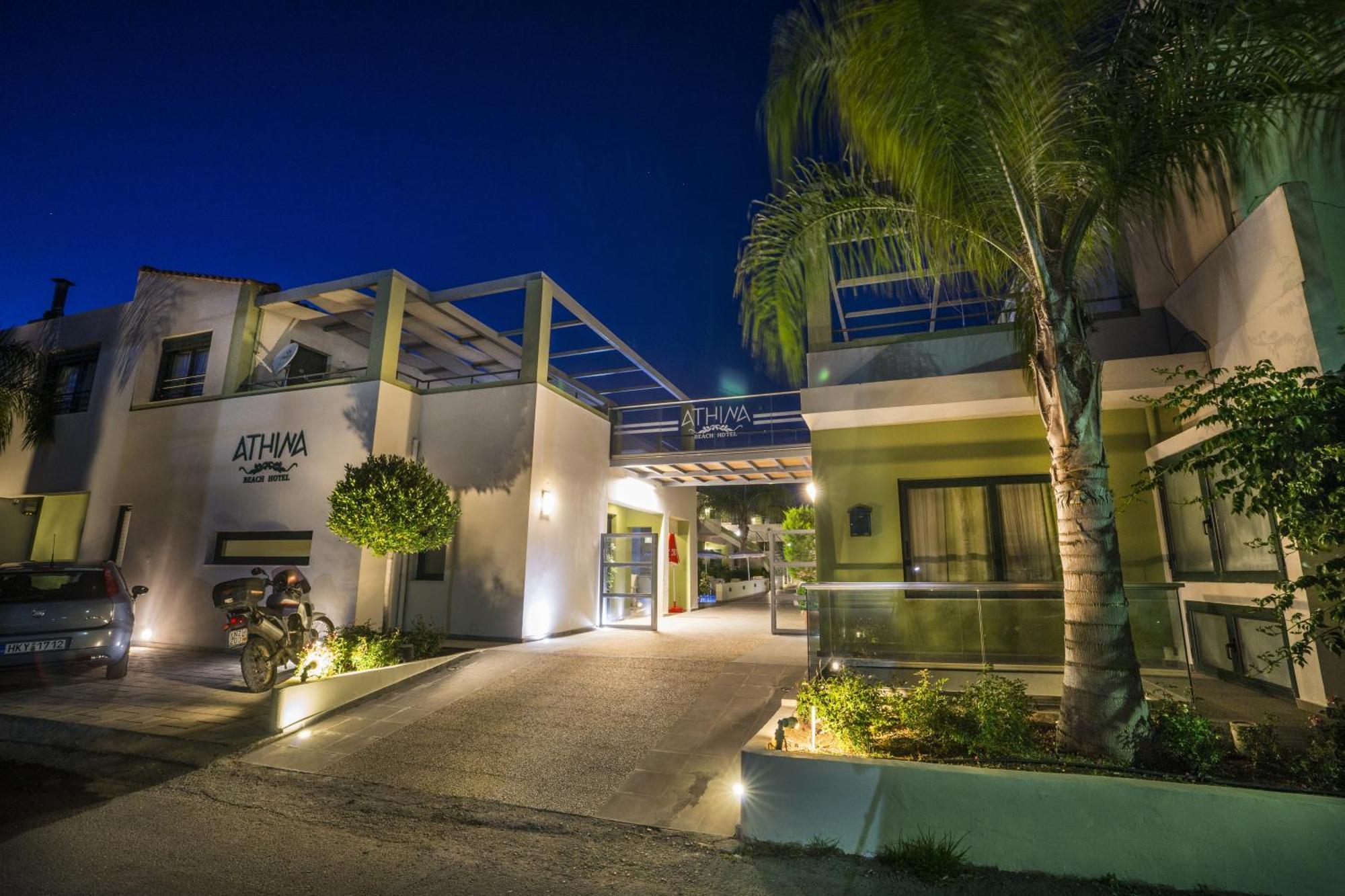 Athina Beach Hotel Kato Daratso Exterior foto