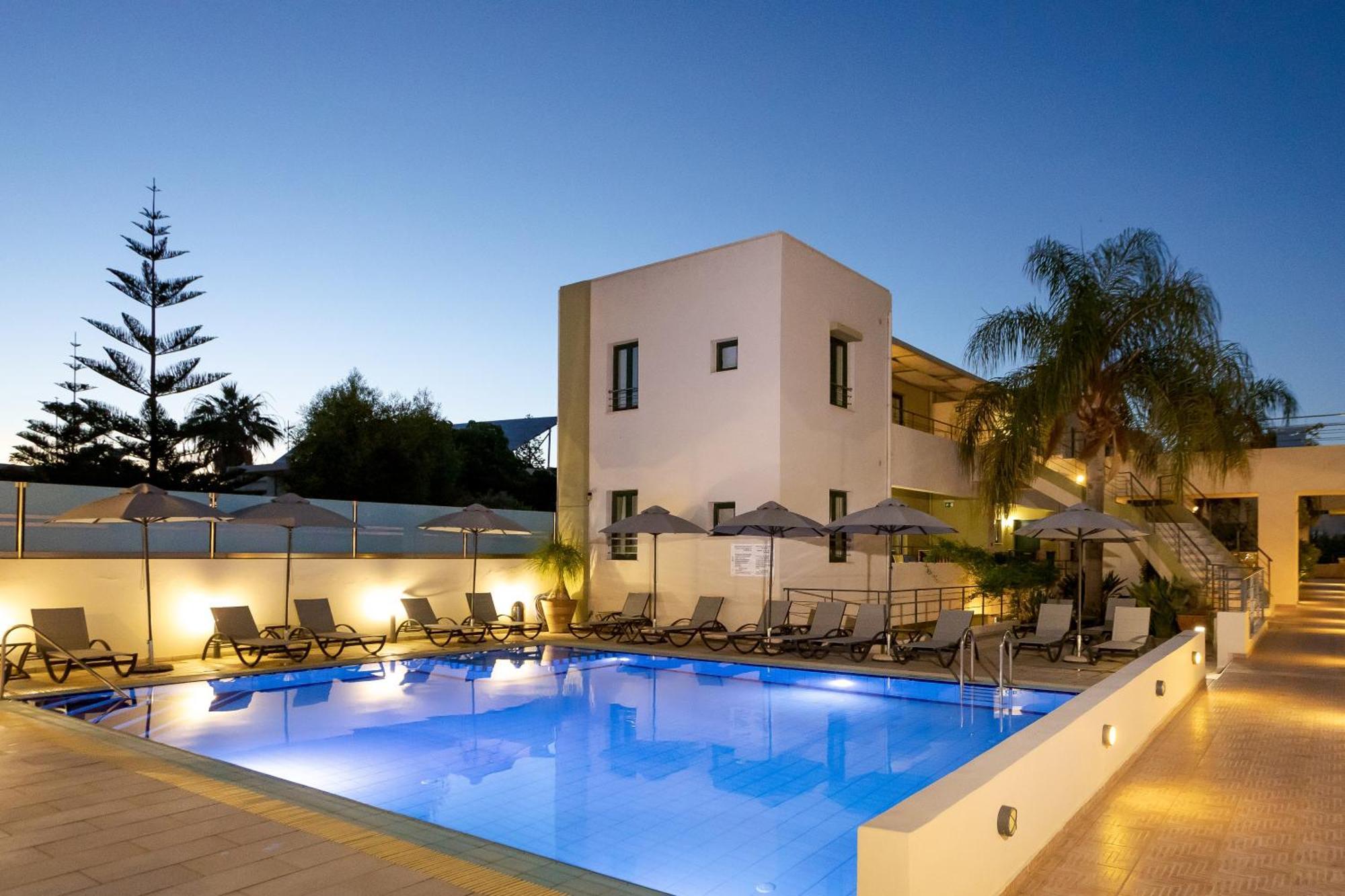 Athina Beach Hotel Kato Daratso Exterior foto