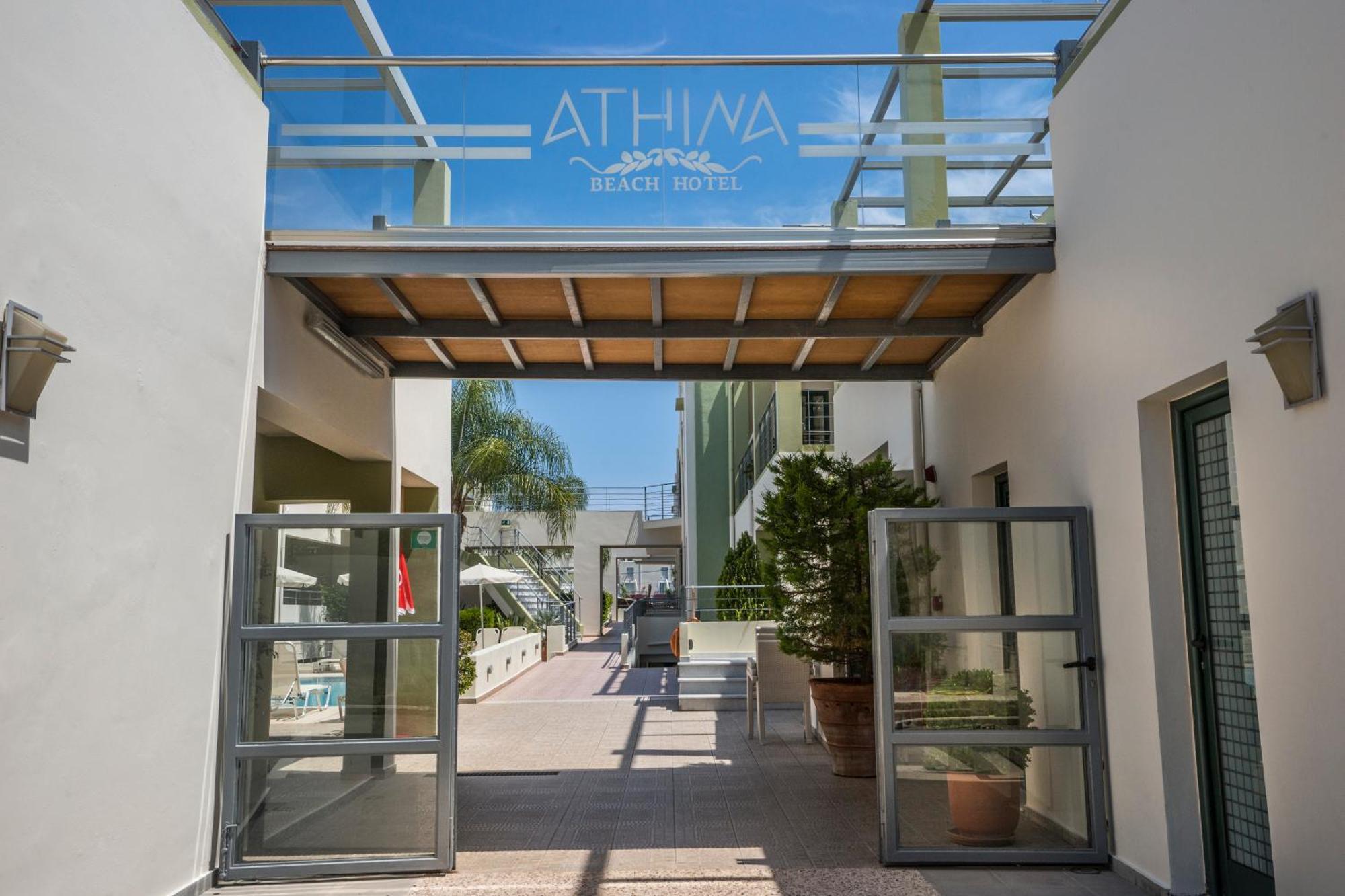 Athina Beach Hotel Kato Daratso Exterior foto