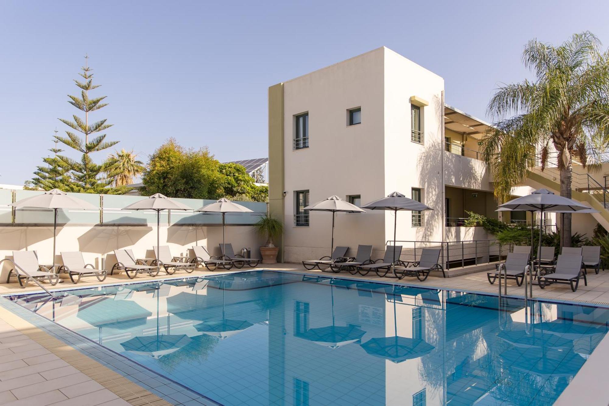 Athina Beach Hotel Kato Daratso Exterior foto