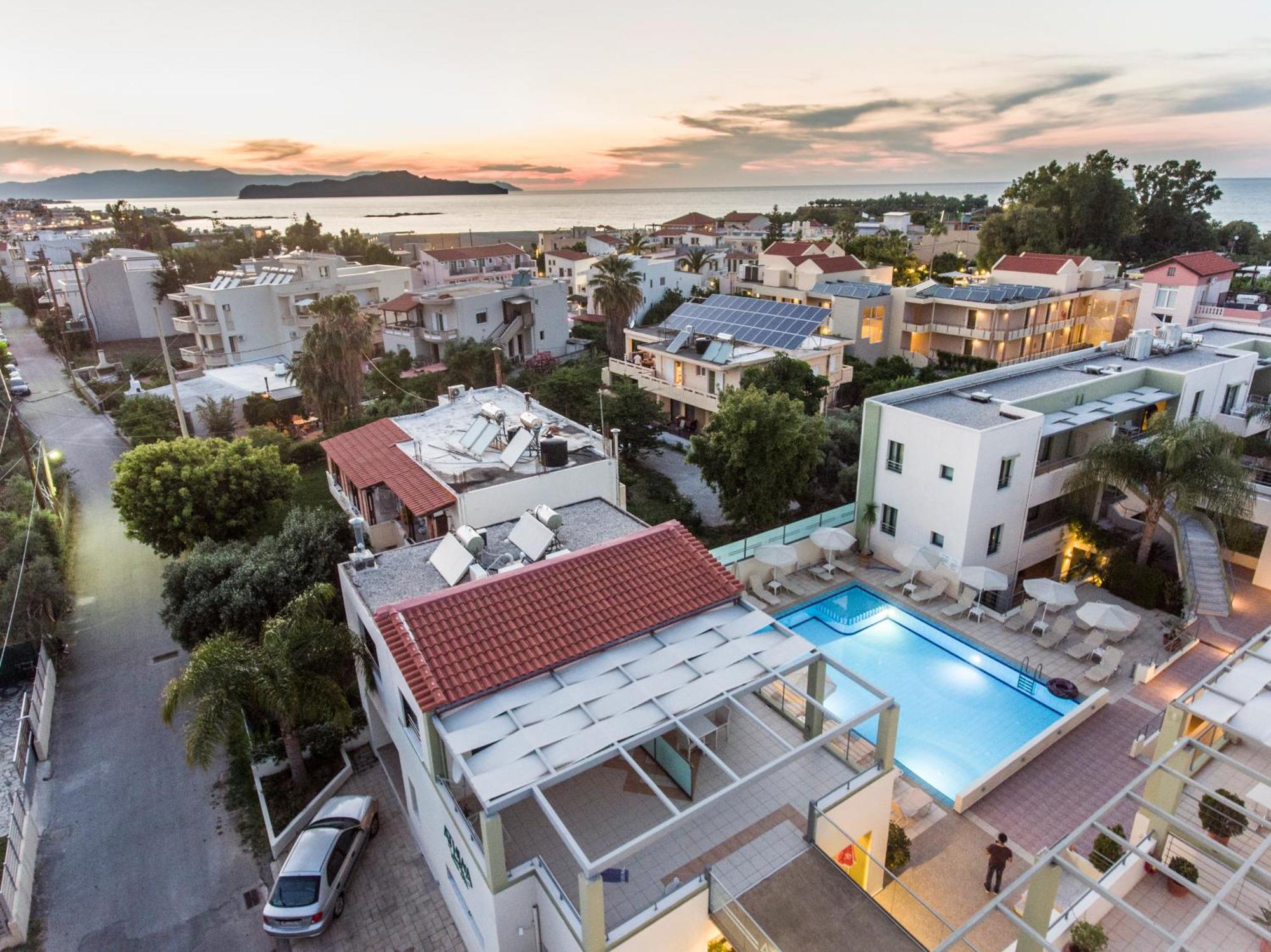Athina Beach Hotel Kato Daratso Exterior foto